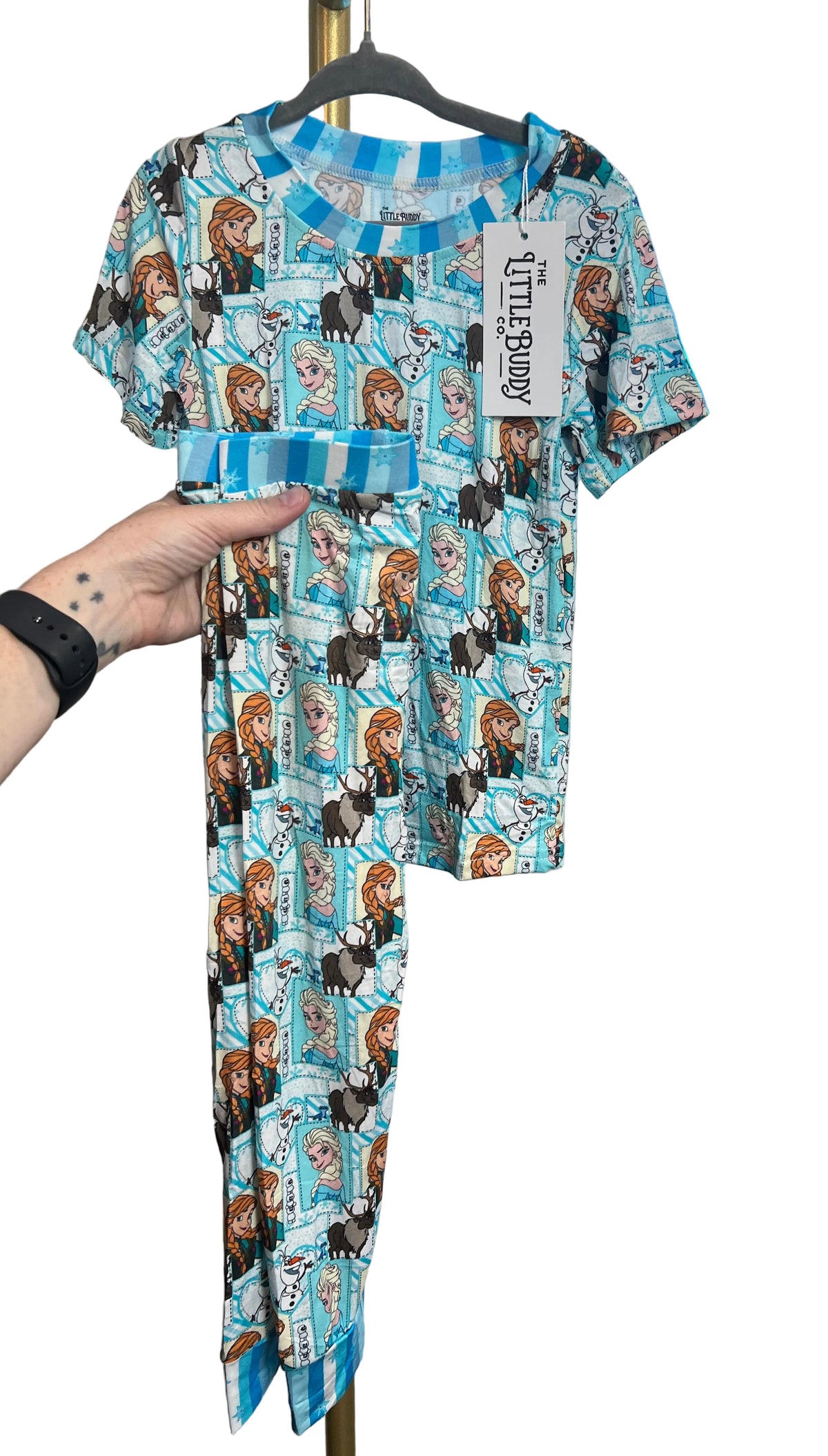 Frozen bamboo pajama pants and shirt