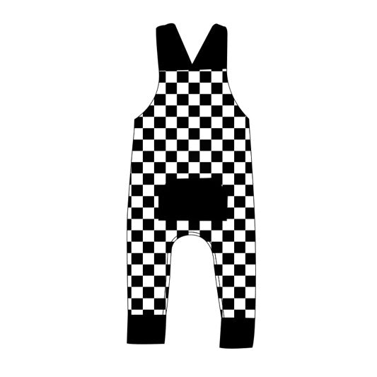 Bamboo Cool Checks Overalls