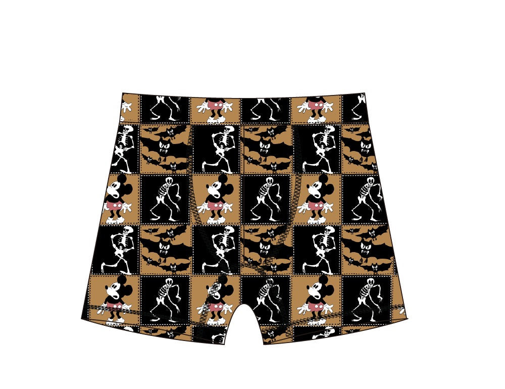 Halloween Spooky Mouse boys boxers