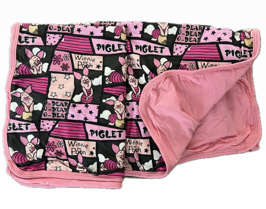 Piglet Bamboo Travel Blanket