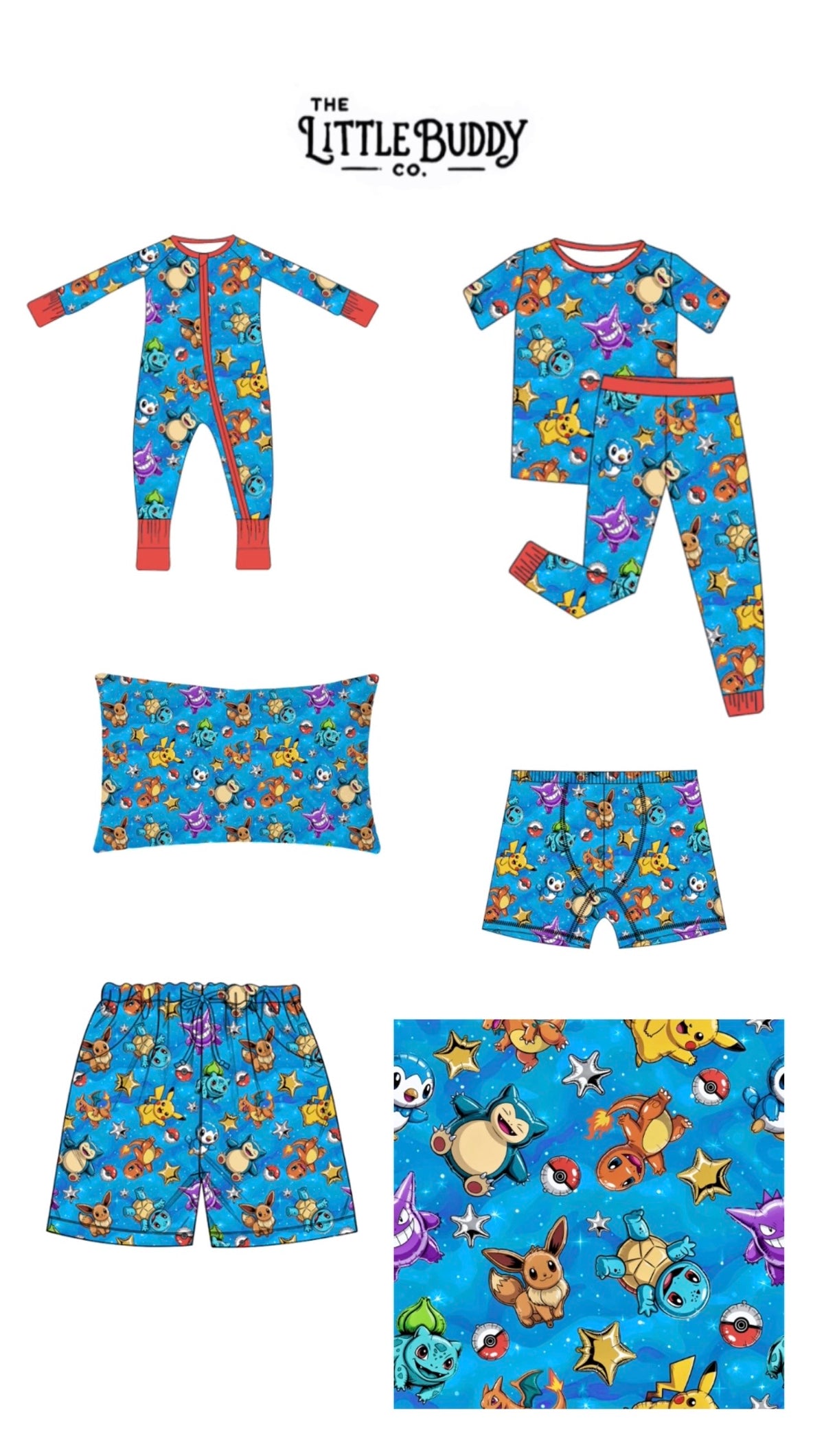 Pokémon bamboo pajamas