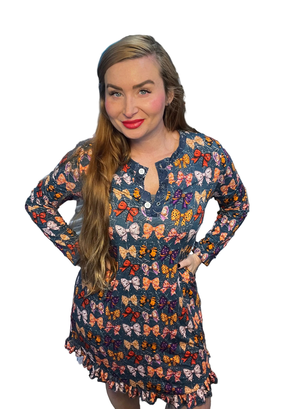 Hallo-bows Bamboo Women’s long sleeve Dress
