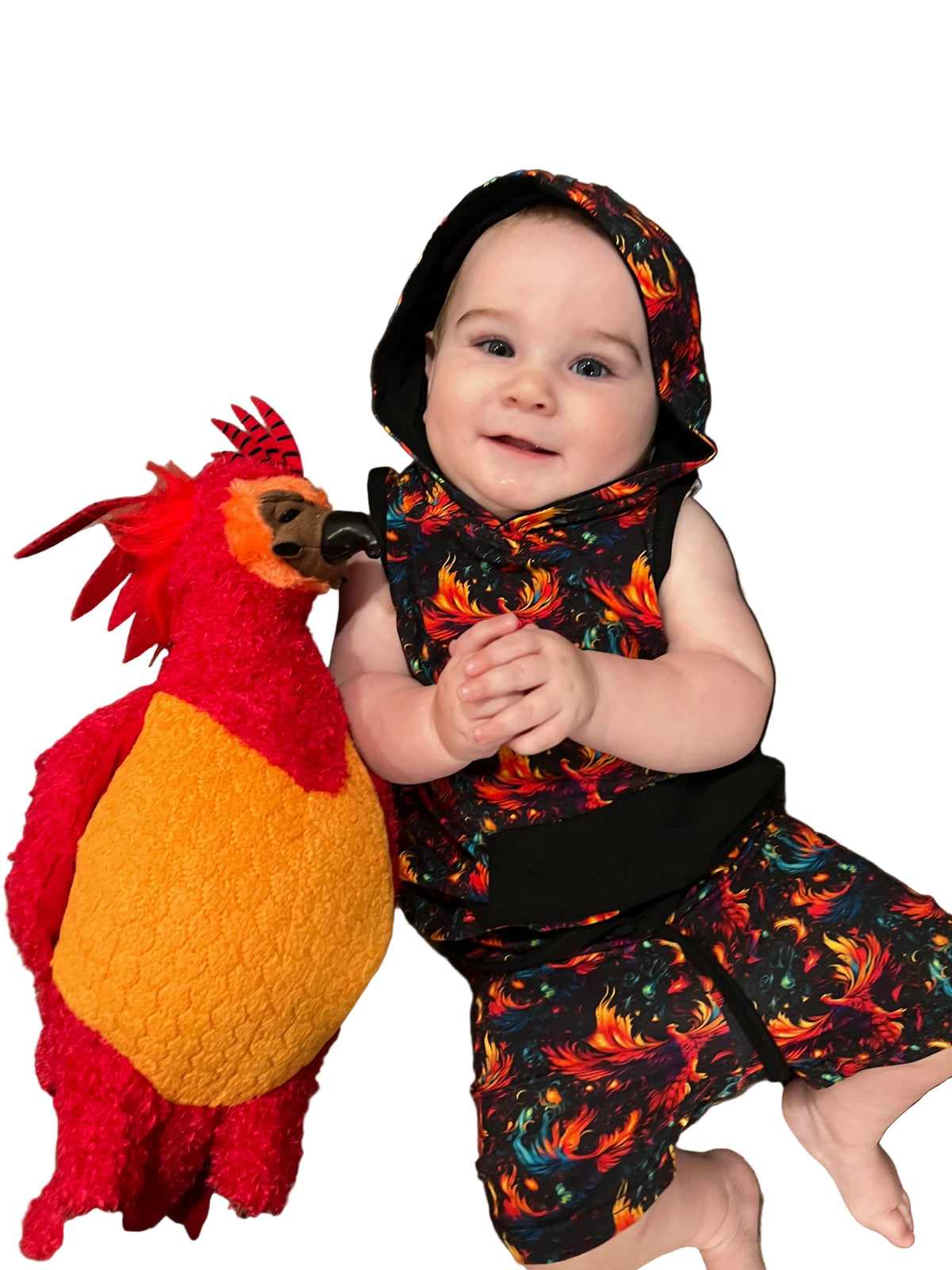 Phoenix hooded bamboo set