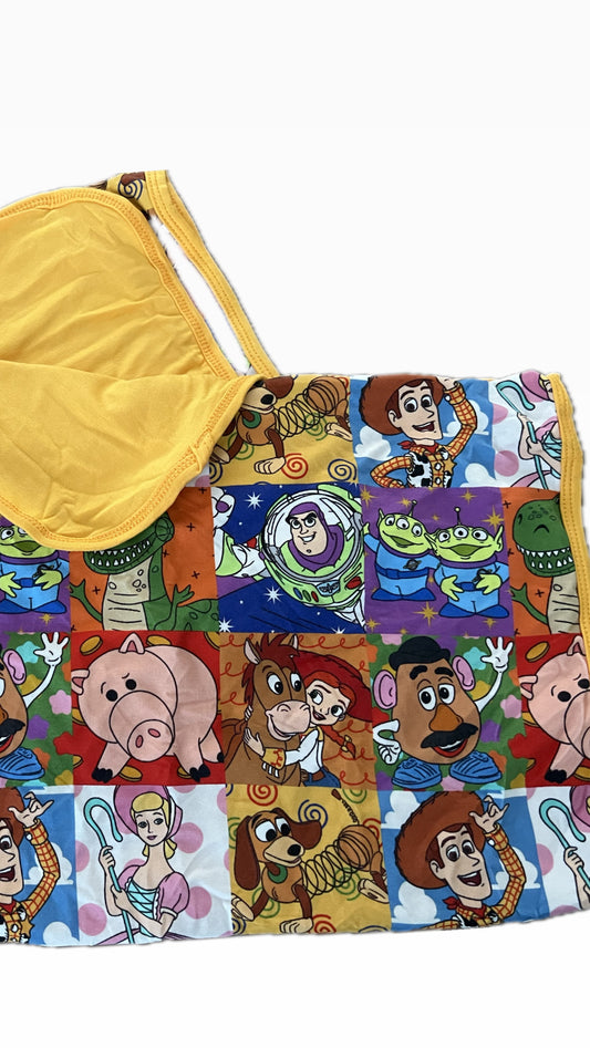 The Toys are back Bamboo Travel Blanket