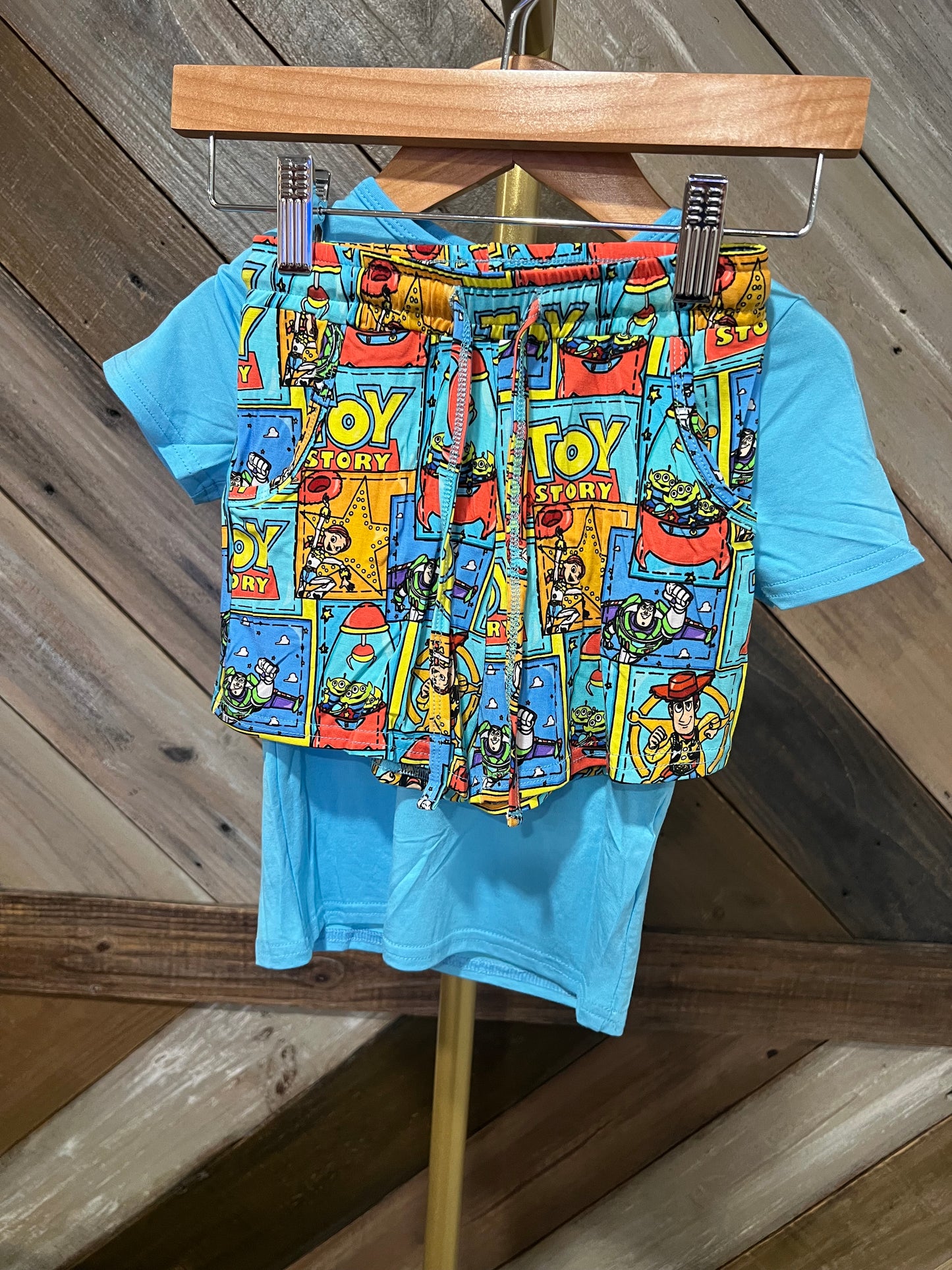 Find Forky Bamboo Pocket T Shirt and Shorts