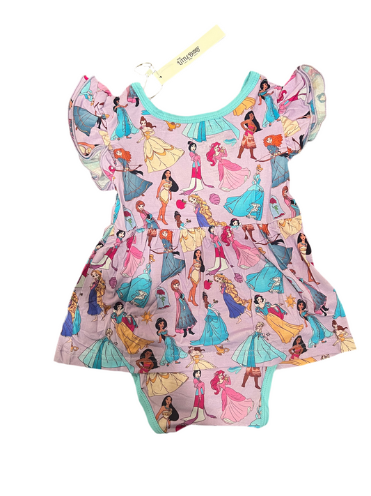 Royal Dreams Princess Body Suit Bamboo Twirl Dress