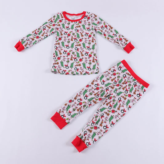 Grinchmas 2 piece bamboo pajama set