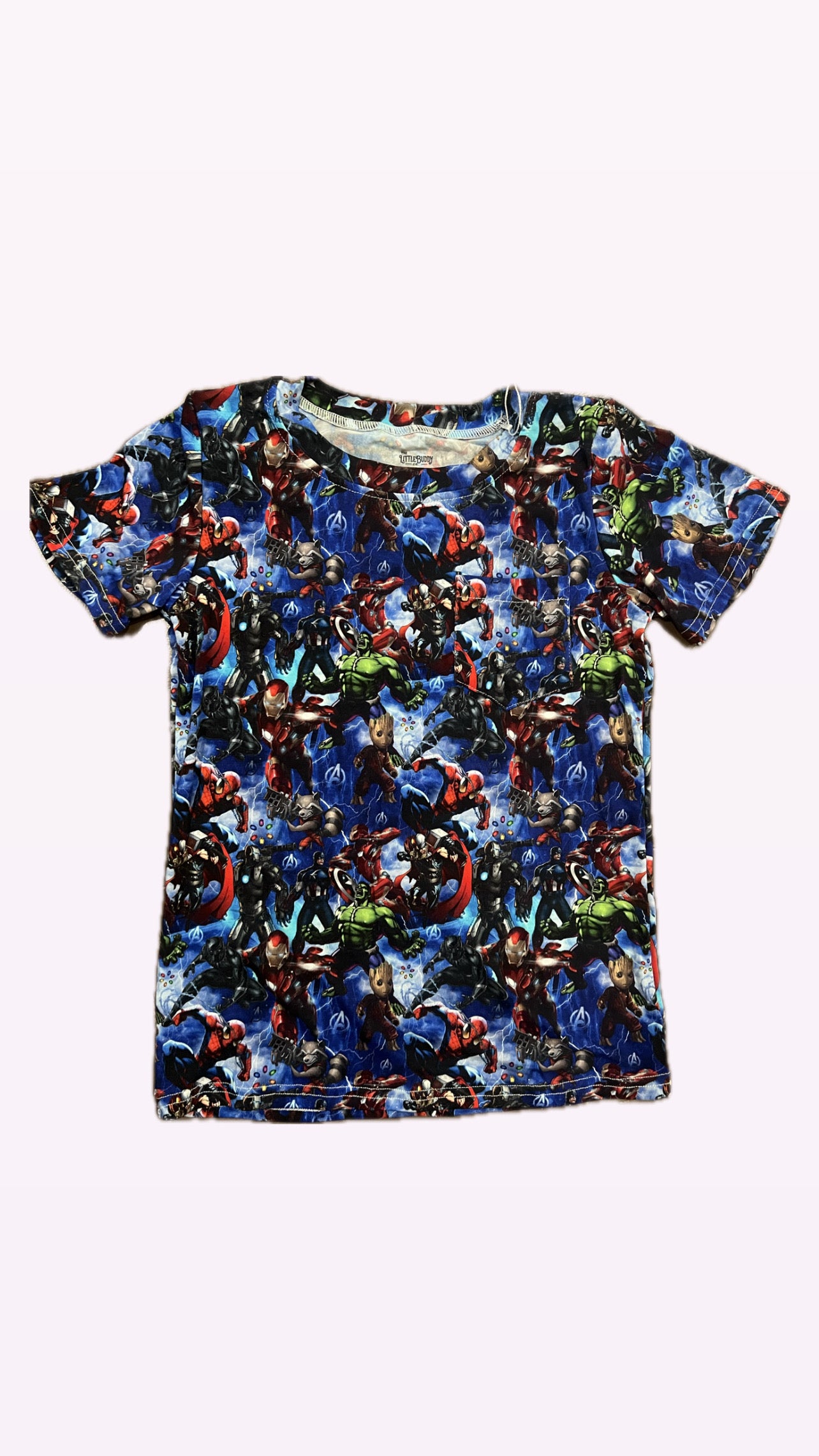Marvel Stars Bamboo Pocket T Shirt