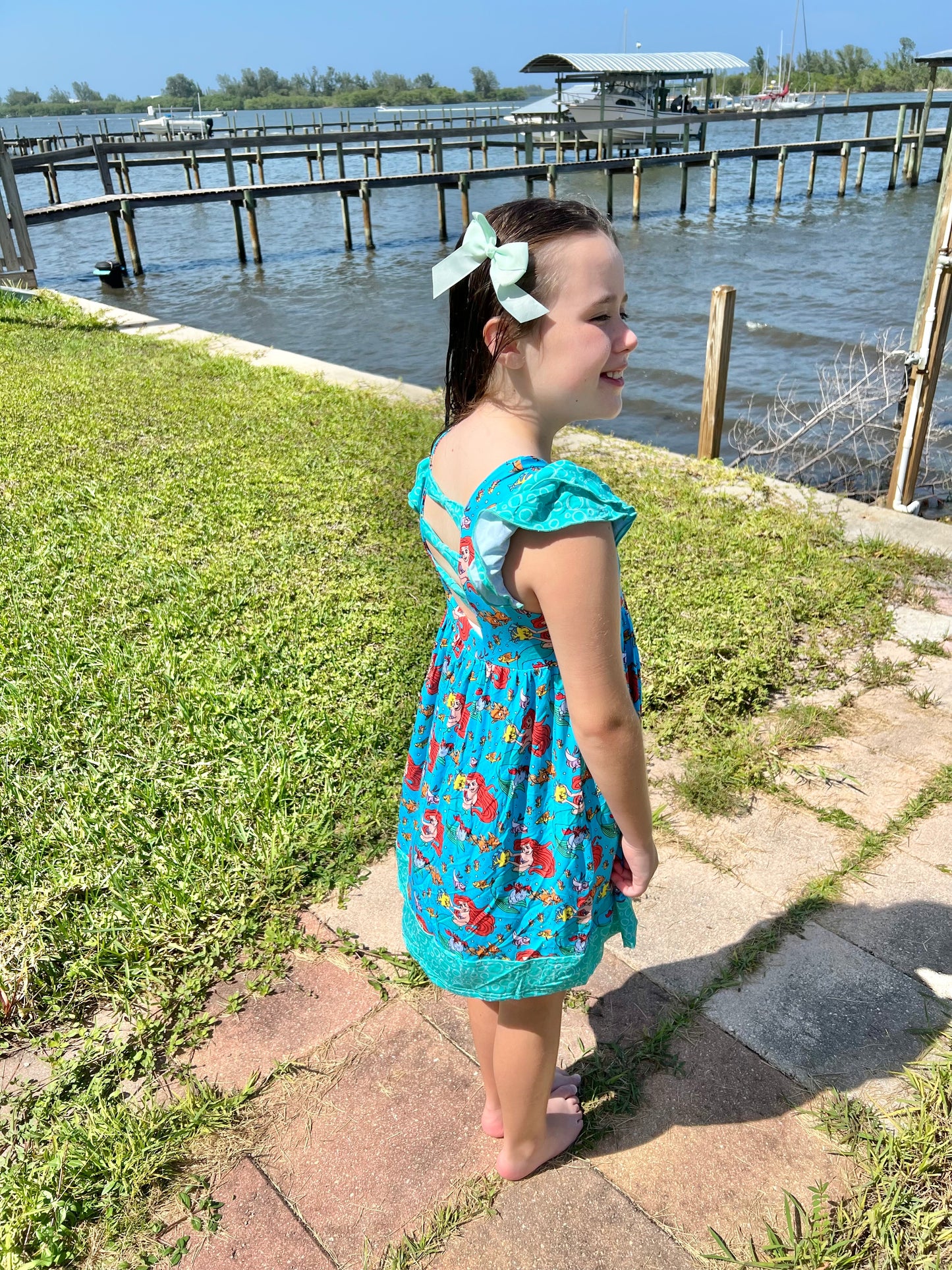 Part of your world bamboo twirl dress