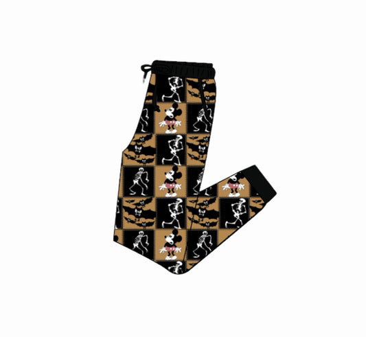 Halloween Spooky Mickey Bamboo Adult Joggers