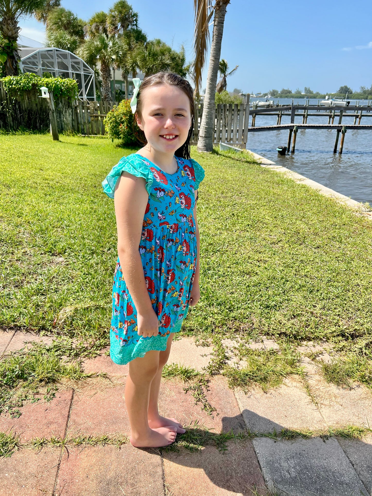 Part of your world bamboo twirl dress