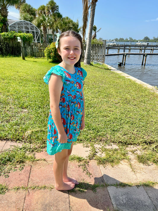Part of your world bamboo twirl dress
