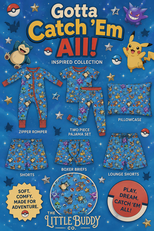 Pokémon Bamboo Travel Pillow Case