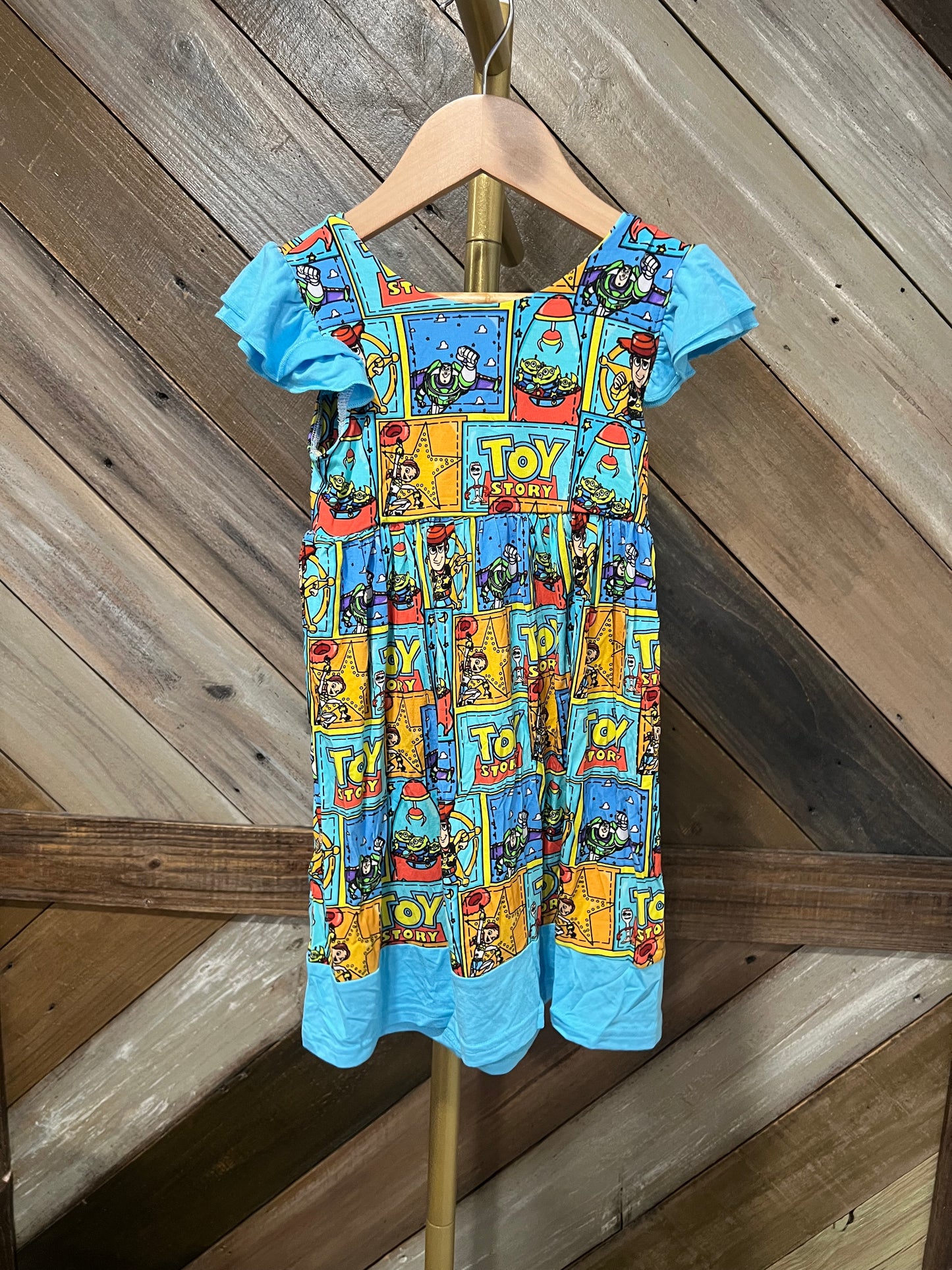 Find Forky Bamboo Bow Back Twirl Dress