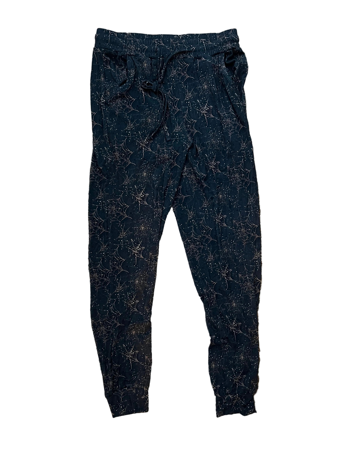 Halloween Spiderwebs Bamboo adult Joggers