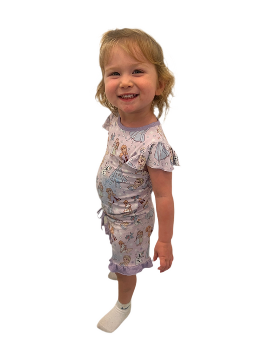 Ice Sister’s 2 piece bamboo ruffle set