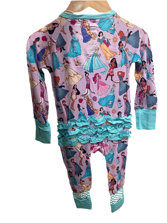 Royal Dreams Princess Bamboo Ruffle Zippy