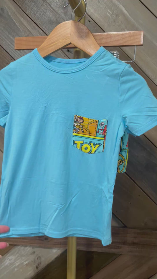 Find Forky Bamboo Pocket T Shirt and Shorts